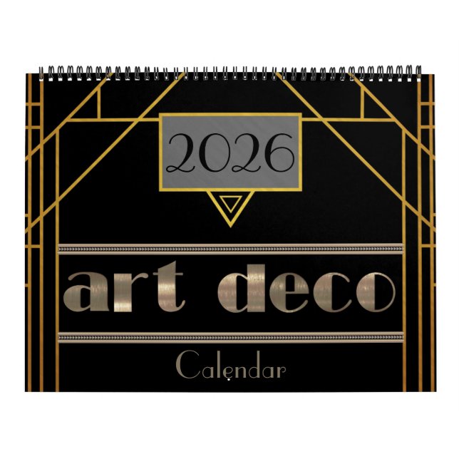 2026 Art Deco Calendar (Cover)