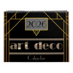2026 Art Deco Calendar