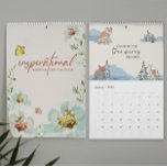 2026 Artist Lorena Depante Quote 12 month US  Calendar<br><div class="desc">Brighten every month with uplifting quotes and original watercolor florals in this beautifully designed Inspirational Words & Art 2026 Calendar by artist Lorena Depante. Featuring twelve unique monthly spreads filled with motivational messages and delicate nature-inspired artwork, this vertical wall calendar brings encouragement and charm to your space year-round. Ideal for...</div>