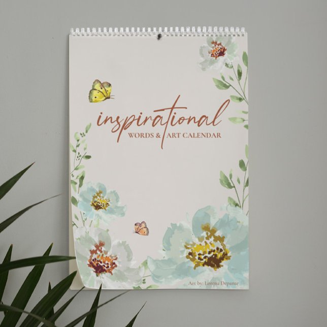 2026 Artist Lorena Depante Quote 12 month US  Calendar (Creator Uploaded)