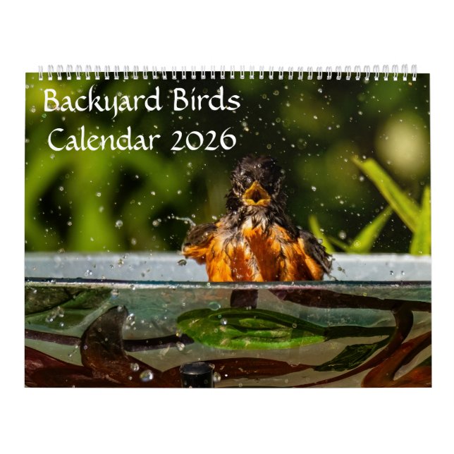 2026 Backyard Birds Calendar (Cover)