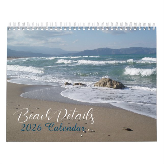2026 Beach Scenes Calendar (Cover)