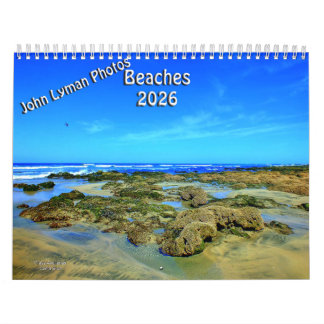 2026 Beaches Calendar