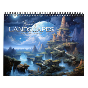 2026 Beautiful Landscapes 5 Fantasy Nightscapes Calendar