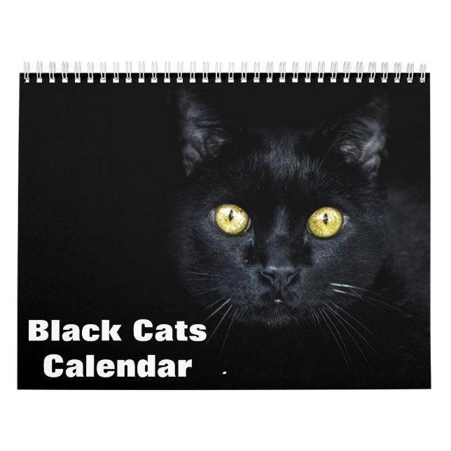 2026 Black Cats Photo Calendar (Cover)