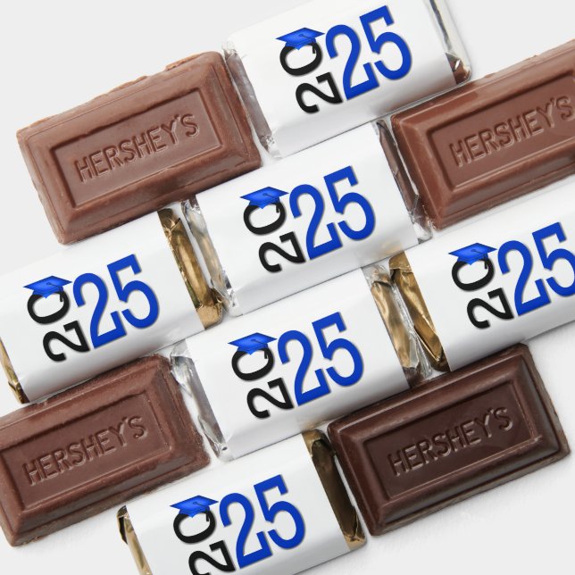 2026 Blue and Black Graduation Party Hershey's Miniatures (Assorted)