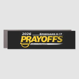 2026 Buffalo Hockey prayoffs scripture  Car Magnet