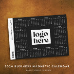 2026 Business Branded Custom Color Calendar<br><div class="desc">This Magnetic Calendar Card with your Business Logo makes a perfect 2026 Branded Calendar to promote your company all year long. With a professionally designed template with an editable background color to match your company color codes. Make a modern, stylish product, making it the perfect promotional item for your holiday...</div>