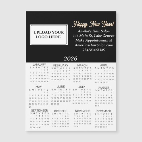 2026 Business Logo Mini Calendar