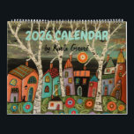 2026 CALENDAR<br><div class="desc">This is my 2026 CALENDAR to hang on the wall. It features 12 of my colorful, unique folk art abstract paintings. It comes in 3 sizes with and all 3 are spiral bound for easy flipping to the next month. The boxes are good sized for writing in your appointment dates....</div>