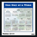 2026 Calendar 12x12 Personalize Your Photo  Wall Decal<br><div class="desc">2025 Wall Decal Calendar Blue and Grey -- with great message: One Day at a Time or to your own and your photo. Made to be moved, each wall decal can be peeled and re-peeled up to one hundred times without damaging the decal or walls. No glue, no frames, no...</div>