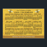 2026 Calendar Bee Honeycomb Custom Apiary Magnet<br><div class="desc">This 2026 year monthly calendar magnet shows the days of the week in black. The design has a honeycomb / bee theme, and you can add a line of text to the top and bottom. This is a bold, pretty yearly calendar to help you conquer the new year. Always know...</div>