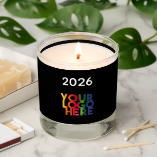 2026 Calendar Business Logo Corporate Office Gift Scented Candle