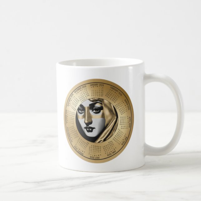 2026 Calendar Coffee or Tea Coffee Mug (Right)