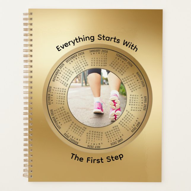 2026 Calendar Everything Starts With the First Planner (Front)