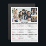 2026 Calendar - Family Photos Magnet Card<br><div class="desc">Introducing our 2026 Magnetic Five-Photo Family Collage Calendar, where cherished memories meet everyday organization. This custom photo magnet features space for five of your favorite family photos, arranged in a vibrant collage that celebrates your most meaningful moments throughout the year. Designed with a clean, modern layout and high-quality printing, this...</div>