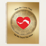2026 Calendar Lovers' How Do I Love Thee Planner<br><div class="desc">2026 Calendar Lovers' How Do I Love Thee Planner for men and women. Celebrate love every day with this romantic couple’s gift. This beautiful planner is the perfect engagement, wedding or honeymoon gift for couples, anniversary present, Valentine’s Day for keeping track of every romantic occasion. See matching mug, t-shirt and...</div>