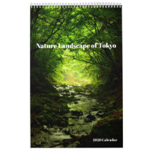 2026 Calendar , Nature landscape of Tokyo