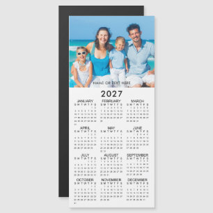 2026 Calendar Photo Custom Magnetic