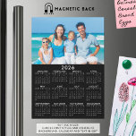2026 Calendar Photo Custom Magnetic<br><div class="desc">2026 Calendar Photo Custom Magnetic Sheet. Create your own personalized, custom color 2026 year-at-a-glance calendar with one of your favorite photos and your text on this 5x7 magnetic back sheet for viewing convenience on your fridge, a locker or other magnetic metal surface. This is also a handy holiday greeting card...</div>