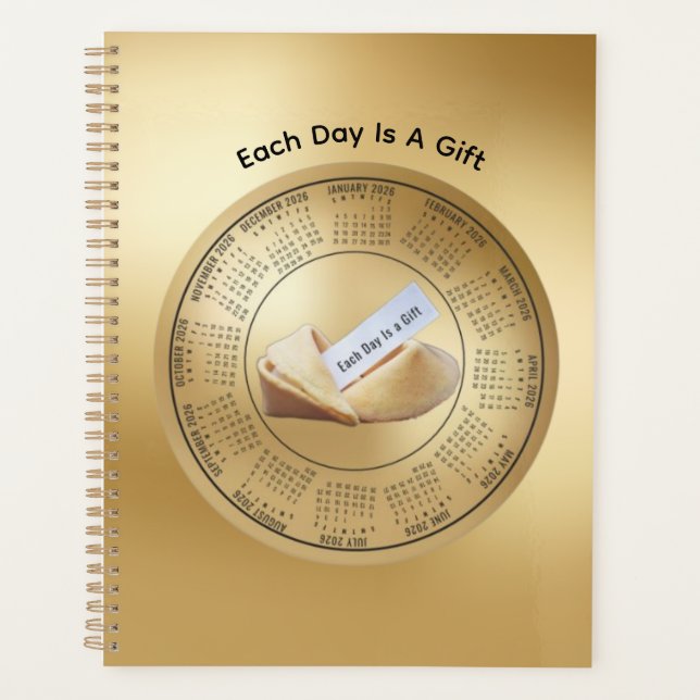 2026 Calendar Planner Each Day Is A Gift (Front)