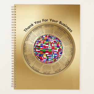 2026 Calendar Planner Thank You For Your Business