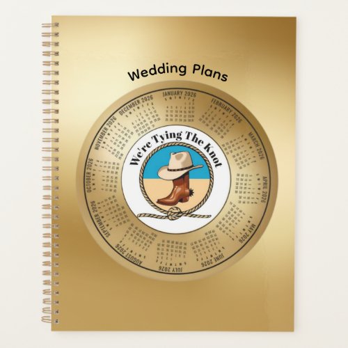 2026 Calendar Planner We’re Tying The Knot