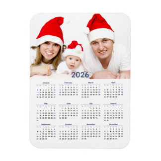 2026 Calendar with Photo Magnet