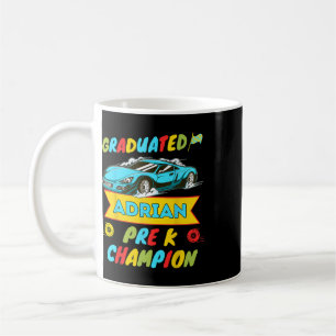 2026 Car Adrian Personalized Last Day Of Pre K Gra Coffee Mug