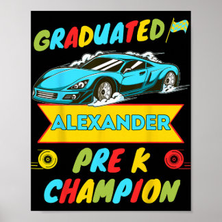 2026 Car Alexander Personalized Last Day Of Pre K Poster