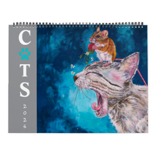 2026 Cat Artist Series Calendar second version