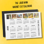 2026 Cats of Louis Wain Magnet Calendar<br><div class="desc">Start 2026 with this unique set of six of the cats of Louis Wain Calendar fridge magnet. These cats are not meant to be replaced -- if you'd like a version to showcase your furry friends, just send a message and we'll make it happen. The calendar provides a quick-reference guide...</div>