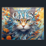 2026 Cats Whimsical Fantasy Art Calendar<br><div class="desc">2026 Cats Whimsical Fantasy Art Calendar</div>