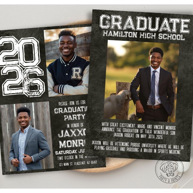 2026 Chalkboard Graduation Photo Announcement (Creator Uploaded)