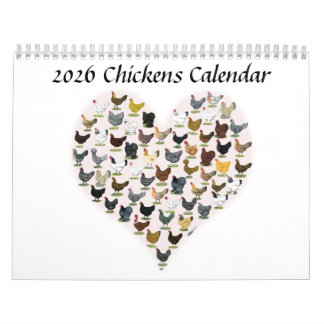2026 Chickens Calendar