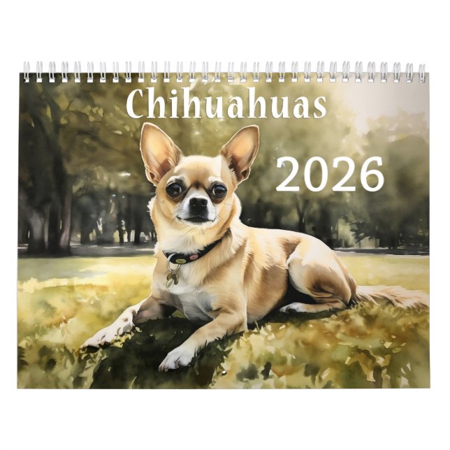 2026 Chihuahua Calendar (Cover)