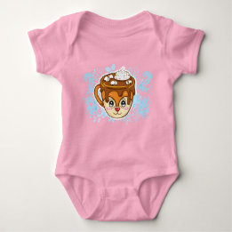 2026 Christmas Reindeer Baby Bodysuit