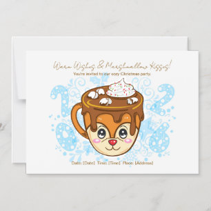 2026 Christmas Reindeer Magnetic Invitation