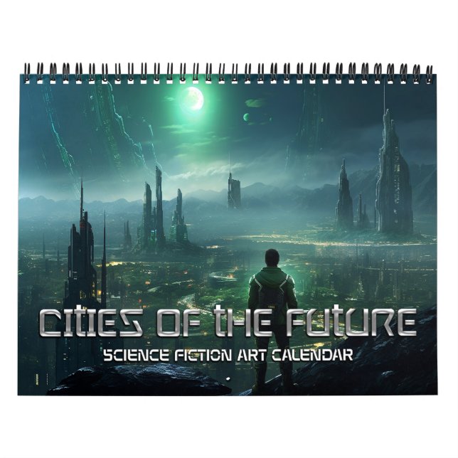 2026 Cities Of The Future 4 Science Fiction Calendar (Cover)