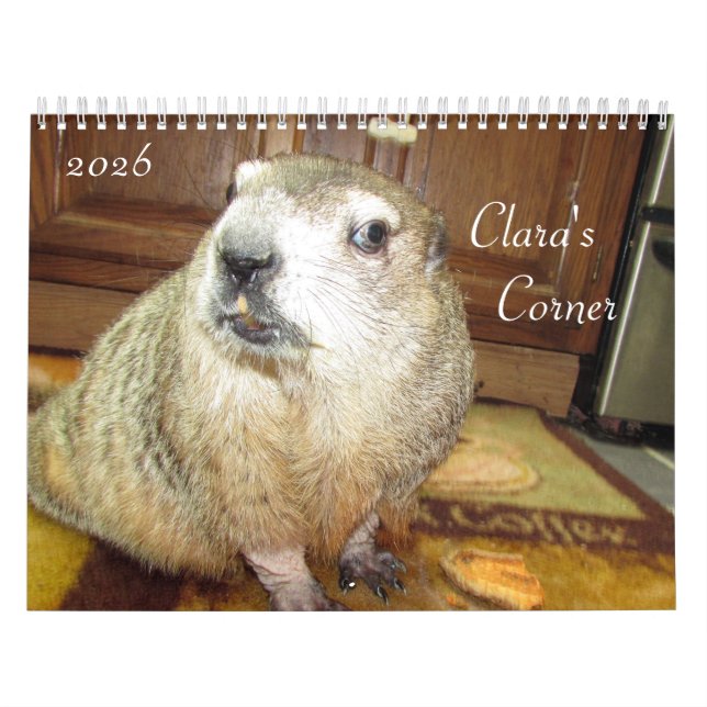 2026 Clara's Corner Groundhog Calendar B (Cover)