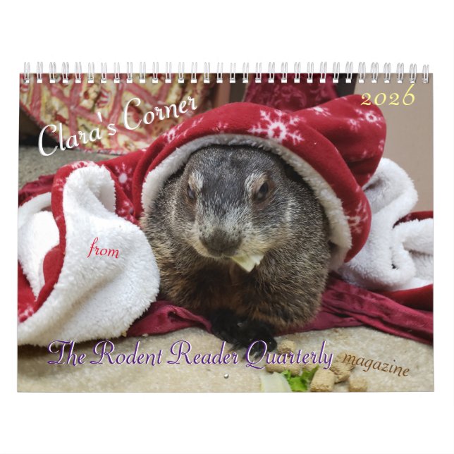 2026 Clara's Corner Groundhog Calendar G (Cover)