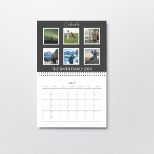 2026 Classic Black and White Gallery Calendar