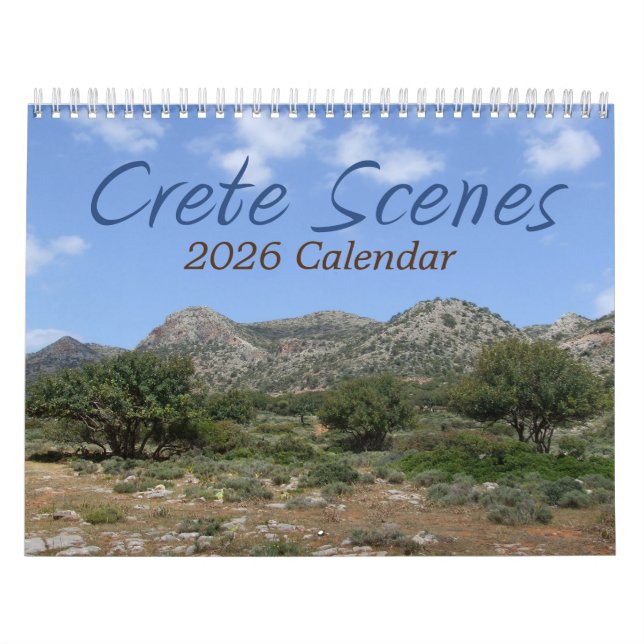 2026 Crete, Greece Calendar (Cover)