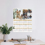 2026 Custom Family Collage Photo Calendar Poster<br><div class="desc">Introducing our 2026 Five Family Collage Photo Calendar a perfect mix of custom style and everyday function. This large wall calendar features space for five family photos creating a personalized collage that highlights your favorite memories. Designed to keep you organized all year it also adds a warm personal touch to...</div>