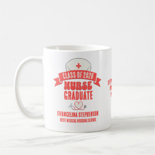 2026 Custom Nurse Graduate Gift for Nursing Grads Coffee Mug