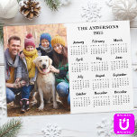 2026 Custom Photo Family 12 Month Calendar Magnet<br><div class="desc">Introducing the 2026 Magnetic Calendar Card – a perfect blend of functionality and personalization for your family! This sleek and modern calendar card is designed to keep you organized throughout the year while adding a personal touch to your home or office space. Each card features a 12-month view, making it...</div>