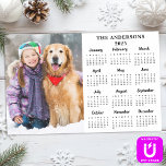 2026 Custom Photo Pet Dog Family 12 Month Calendar Magnetic Dry Erase Sheet<br><div class="desc">Introducing the 2026 Magnetic Dry Erase Calendar Card—a perfect blend of modern design and practicality for the busy household. This innovative calendar features a sleek, magnetic dry erase sheet that adheres effortlessly to any metal surface, ensuring you never miss an important date. With a full 12-month layout on each card,...</div>