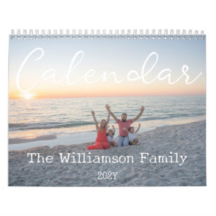 2026 Custom Wall Calendar   Family Photo Gift