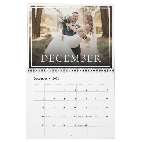 2026 Custom Wedding Photo Newlywed Chic