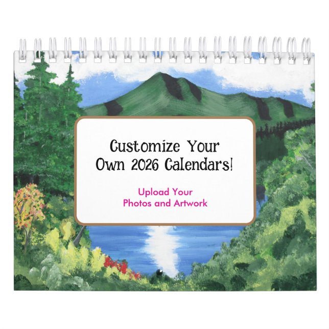 2026 Customizable Calendar - Upload Your Photos (Cover)